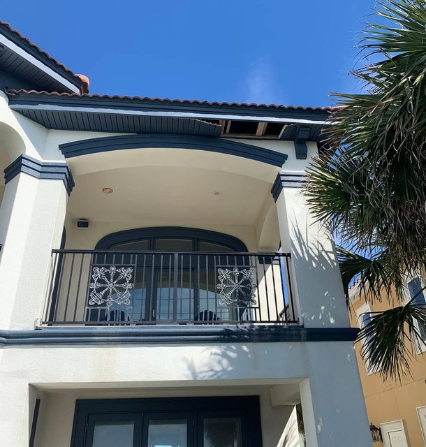 exterior of a Pensacola Beach vacation rental